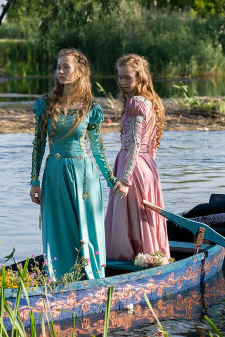 Fantasy dress “Water Flowers” 